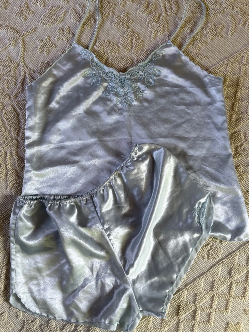 *True Vintage* Priscilla of Boston Bridal Lingerie Set 100% Silk